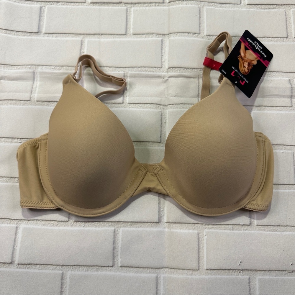 NWT MAIDENFORM BRA BODY BEIGE SIZE 32D - Picture 2 of 12